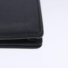 Louis Vuitton Porte Cartes Wallet Taiga Leather