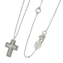 Damiani Belle Epoque Pendant Necklace 18K White Gold and Diamonds