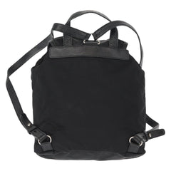 Prada Vela Double Front Pocket Backpack Tessuto with Saffiano Leather