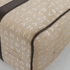 Bvlgari B.Zero1 Logomania Bag Canvas with Leather