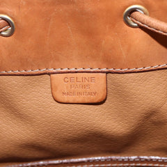Celine Vintage Shoulder Bag Canvas