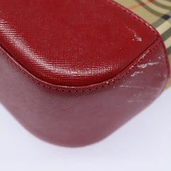 Burberry Nova Check Tote Canvas and Leather