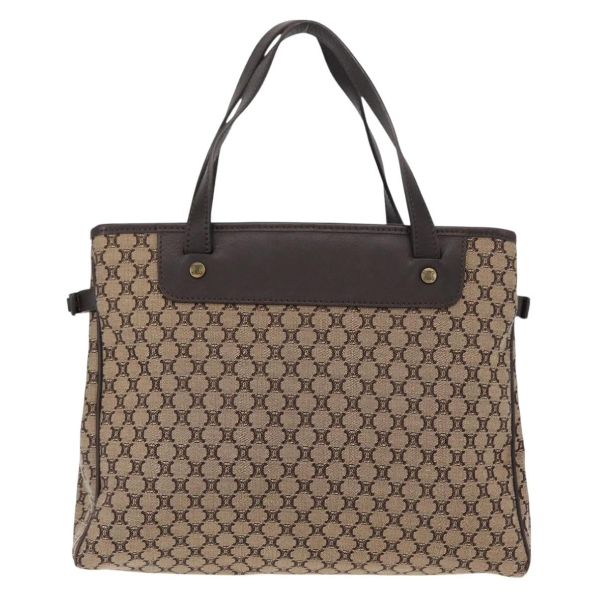 Celine Vintage Macadam Handbag Canvas