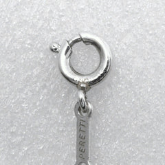 Tiffany & Co. Elsa Peretti Bean Pendant Necklace Sterling Silver