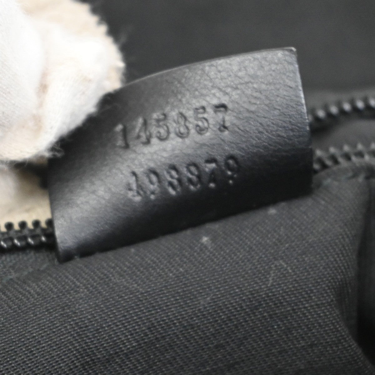 Gucci Zip Messenger Bag GG Canvas with Perforated Leather