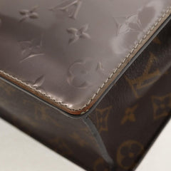 Louis Vuitton Spring Street NM Handbag Monogram Vernis with Monogram Canvas