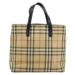Burberry Nova Check Tote canvas check pattern