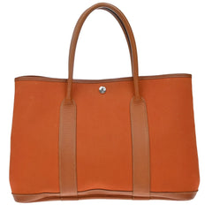 Hermes Garden Party Tote Canvas and Leather