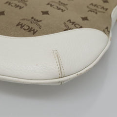 MCM Visetos Handbag Canvas and Leather