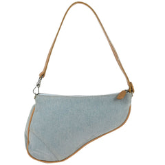 Christian Dior Vintage Saddle Bag Denim