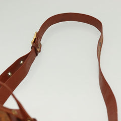 MCM Drawstring Shoulder Bag Leather