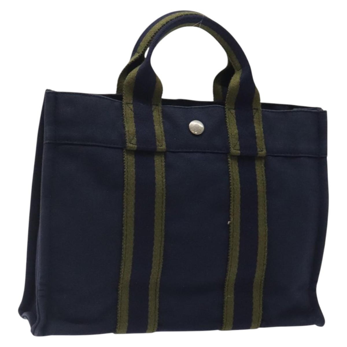 Hermes Fourre Tout Tote Canvas