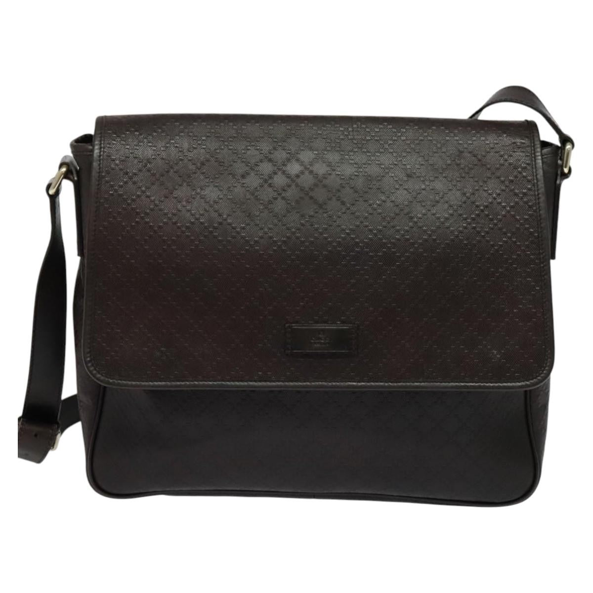Gucci Lux Flap Messenger Bag Diamante Leather