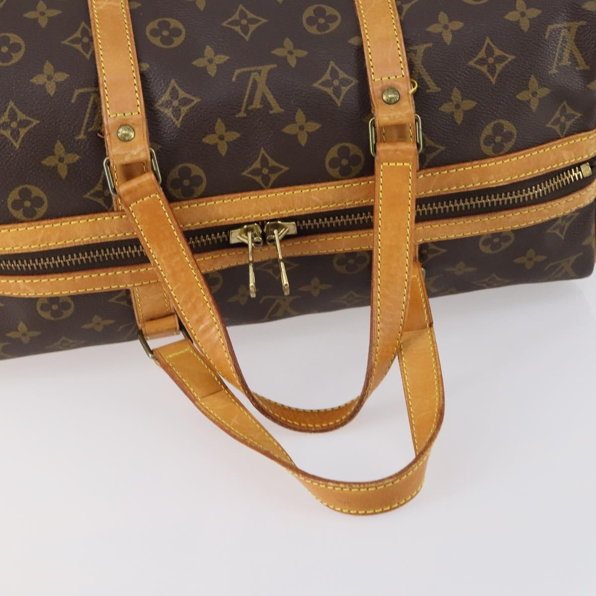 Louis Vuitton Sac Souple Handbag Monogram Canvas