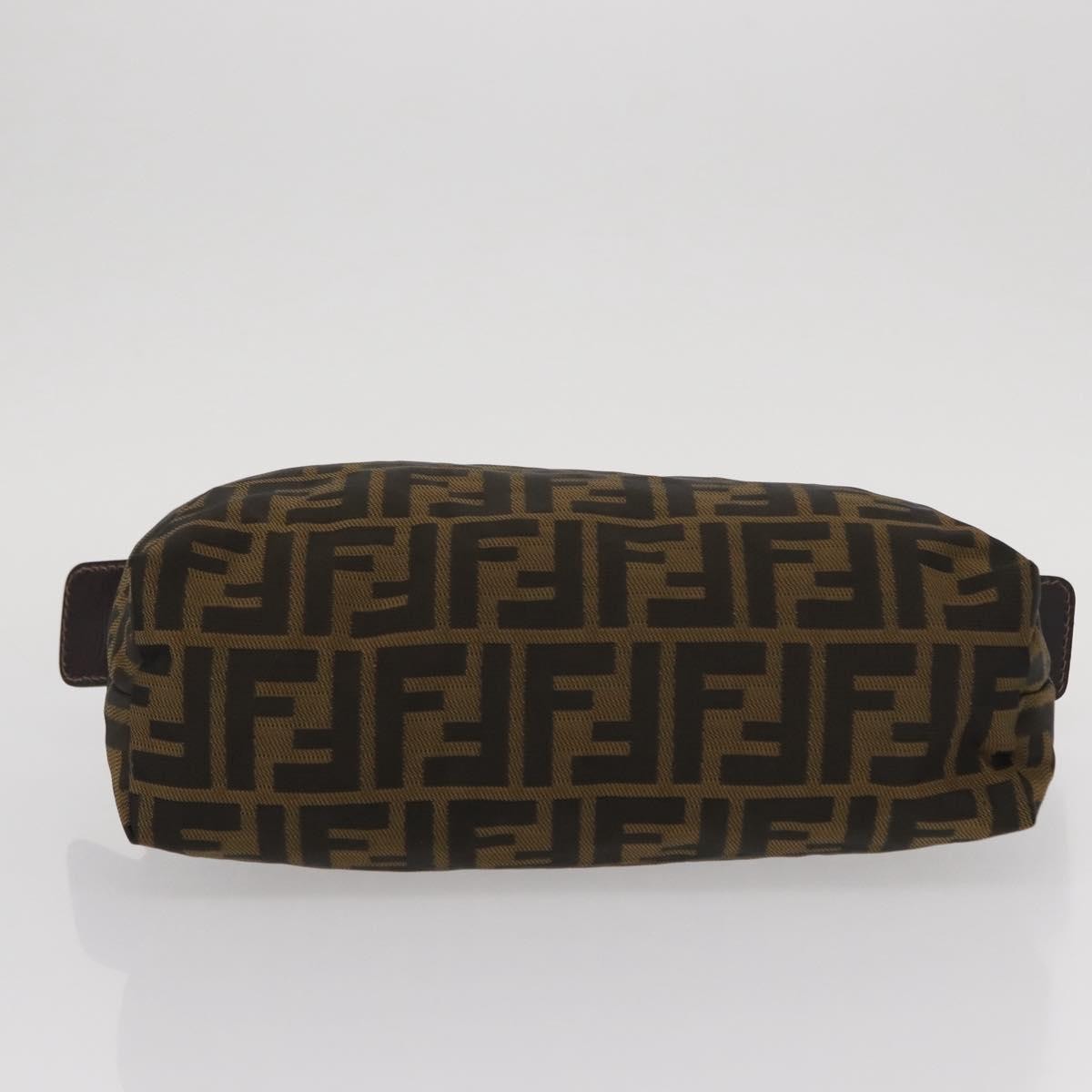 Fendi Logo Zucca Clutch PVC Leather