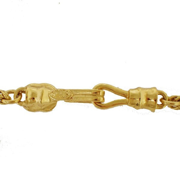 Chanel Vintage CC Pendant Long Necklace Metal