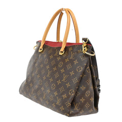 Louis Vuitton Pallas Tote Monogram Canvas with Leather
