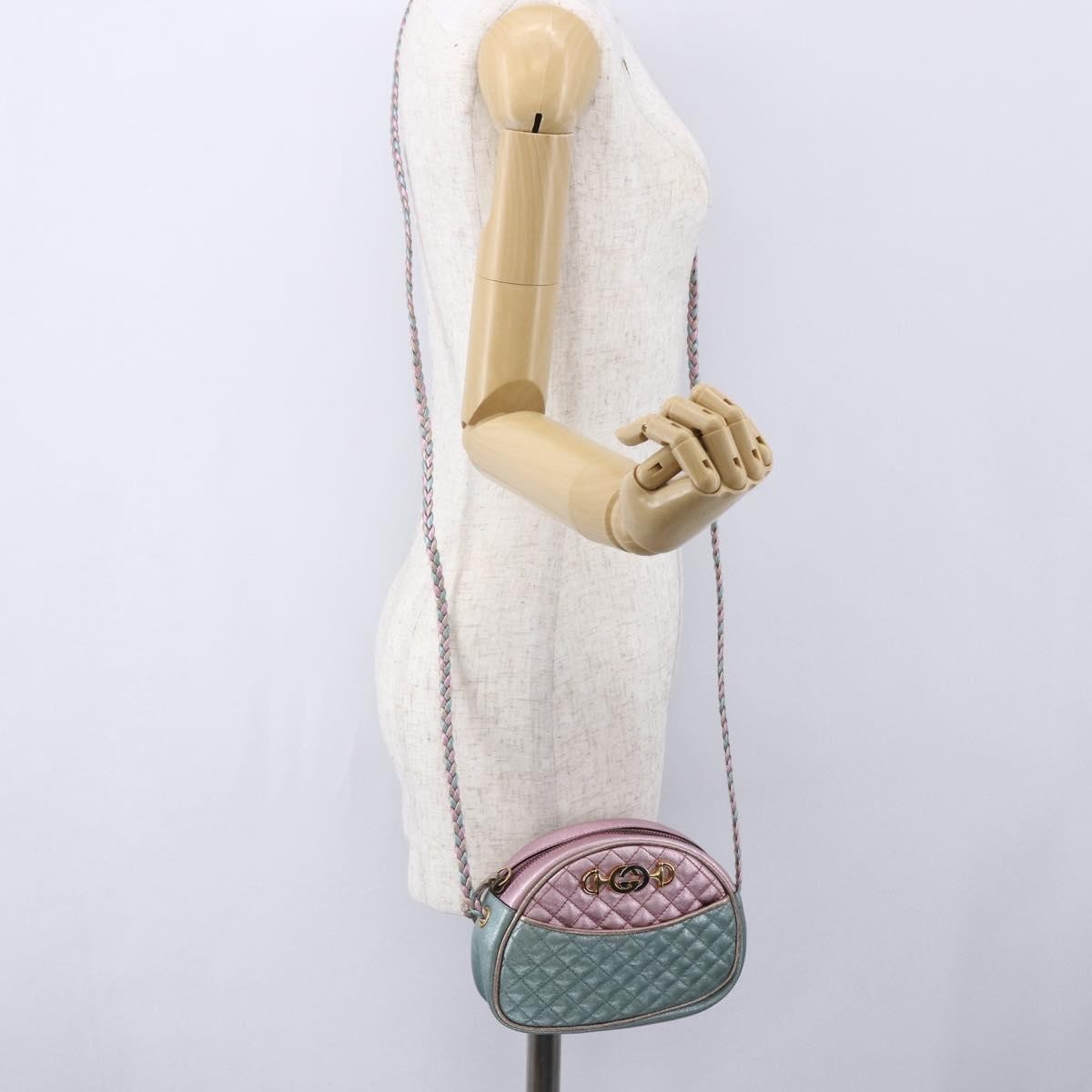 Gucci Trapuntata Camera Shoulder Bag Lambskin