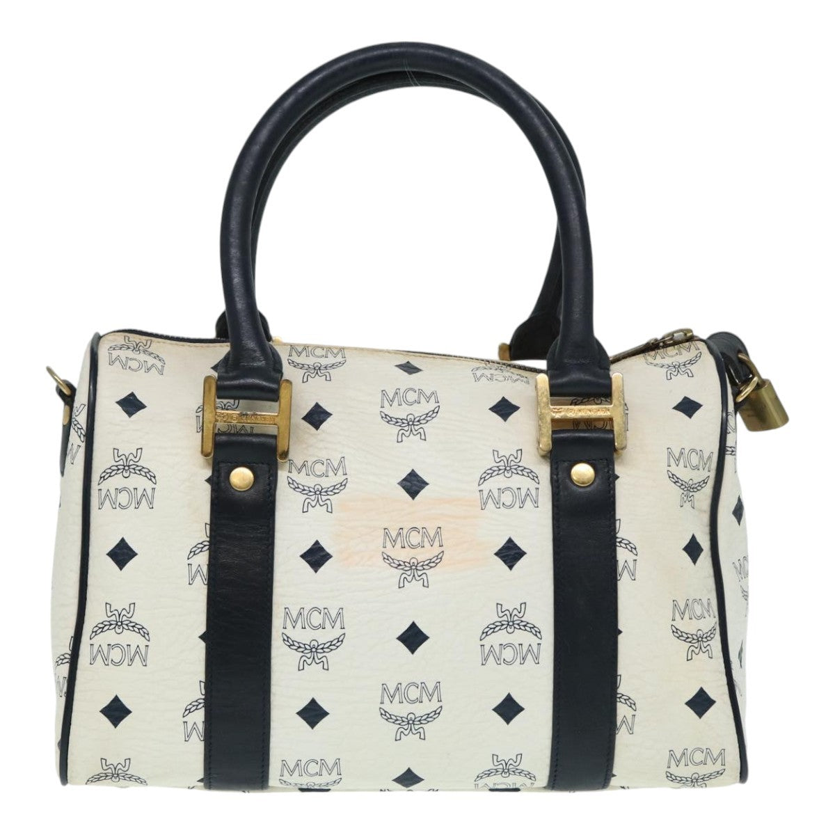 MCM Visetos logogramme Handbag Canvas and Leather