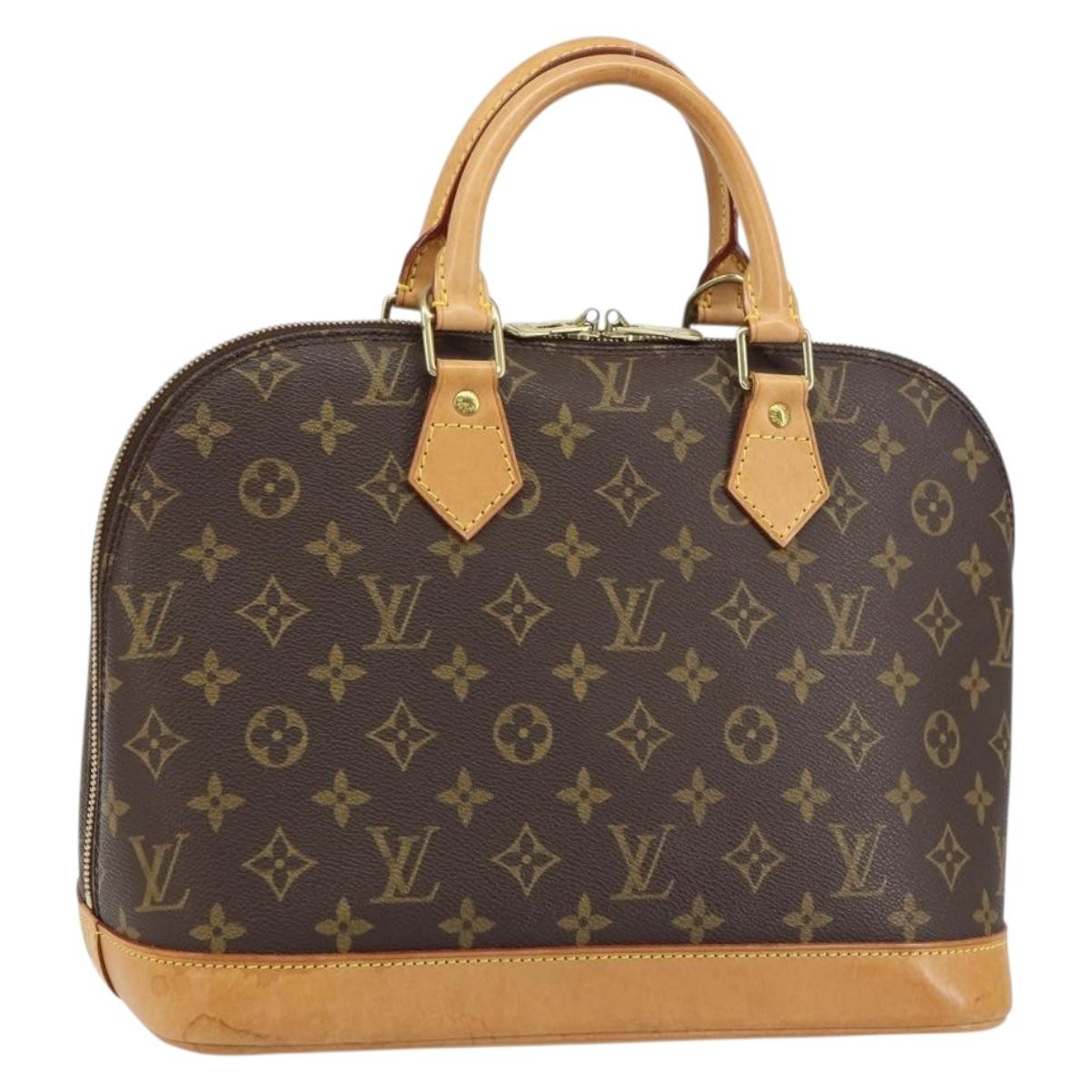 Louis Vuitton Alma Handbag Monogram Canvas