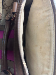 Gucci Vintage Web Boston Bag GG Canvas