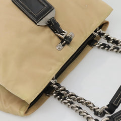 Prada Convertible Chain Tote Quilted Tessuto