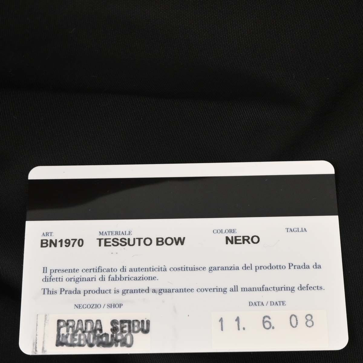 Prada Convertible Bow Tote Tessuto