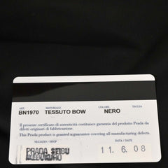 Prada Convertible Bow Tote Tessuto