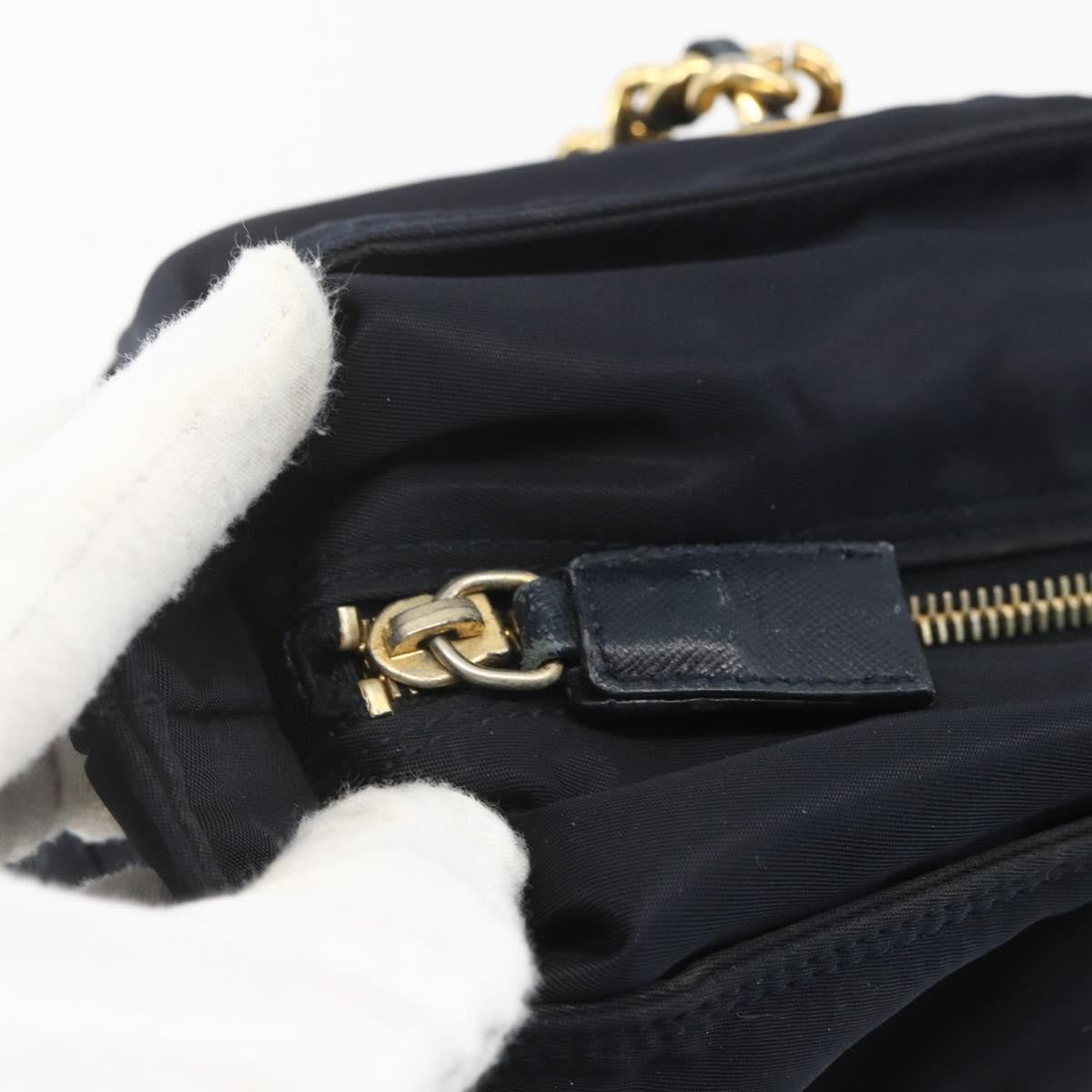 Prada Chain Zip Tote Quilted Tessuto