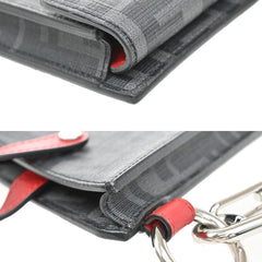 Fendi Charm Key Holder Zucca canvas