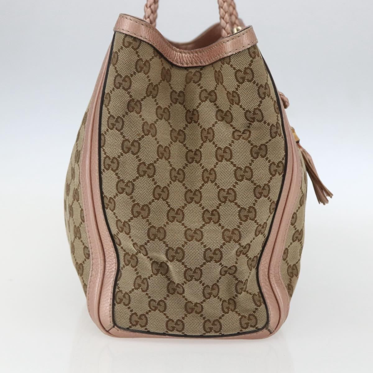 Gucci Bella Tote GG Canvas with Leather