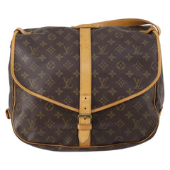 Louis Vuitton Saumur Handbag Monogram Canvas