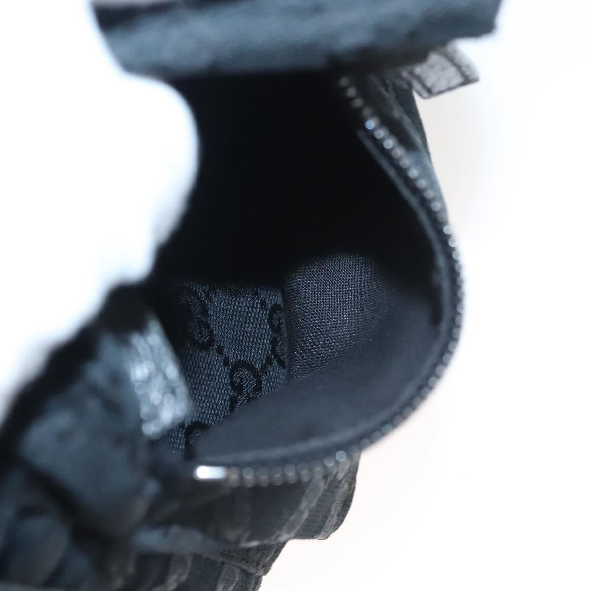 Gucci Vintage Double Belt Bag GG Canvas with Leather