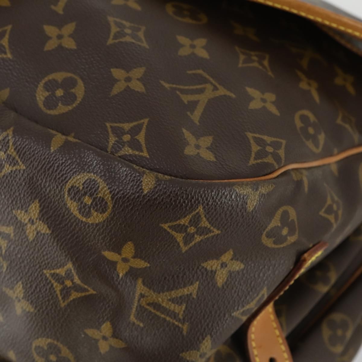 Louis Vuitton Saumur Handbag Monogram Canvas