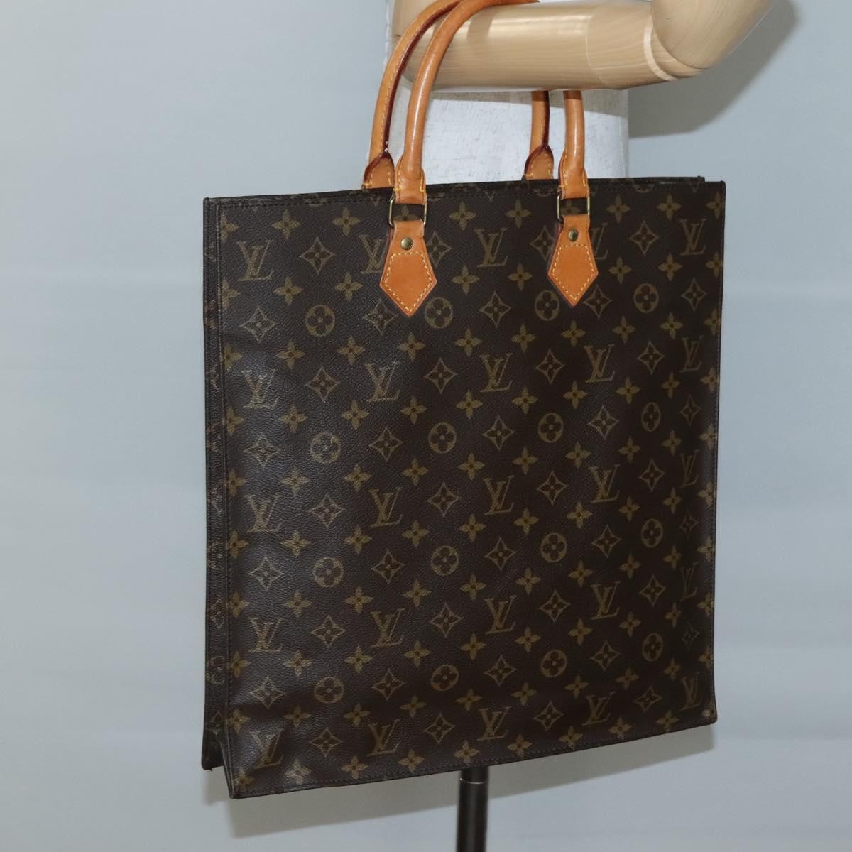 Louis Vuitton Sac Plat Bag Monogram Canvas