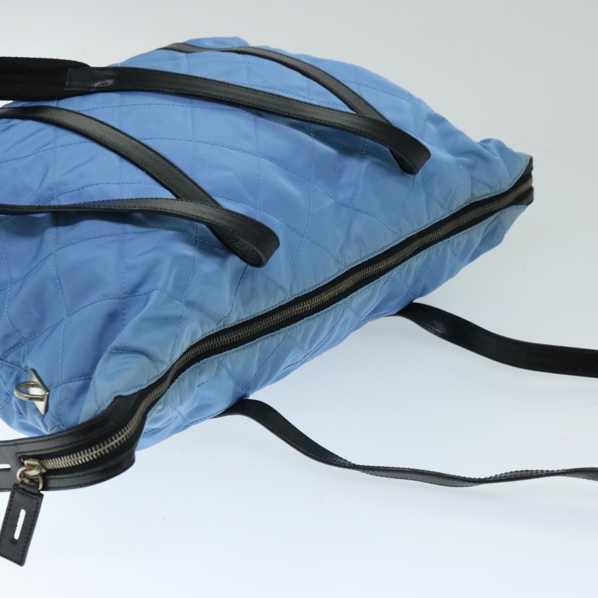 Prada Vintage Zip Tote Tessuto