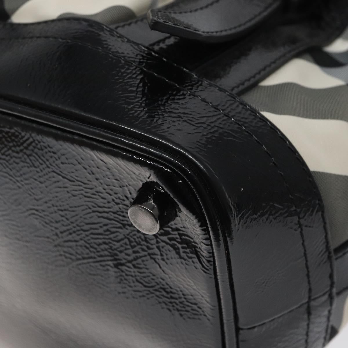 Burberry Lowry Convertible Tote Beat Check Nylon