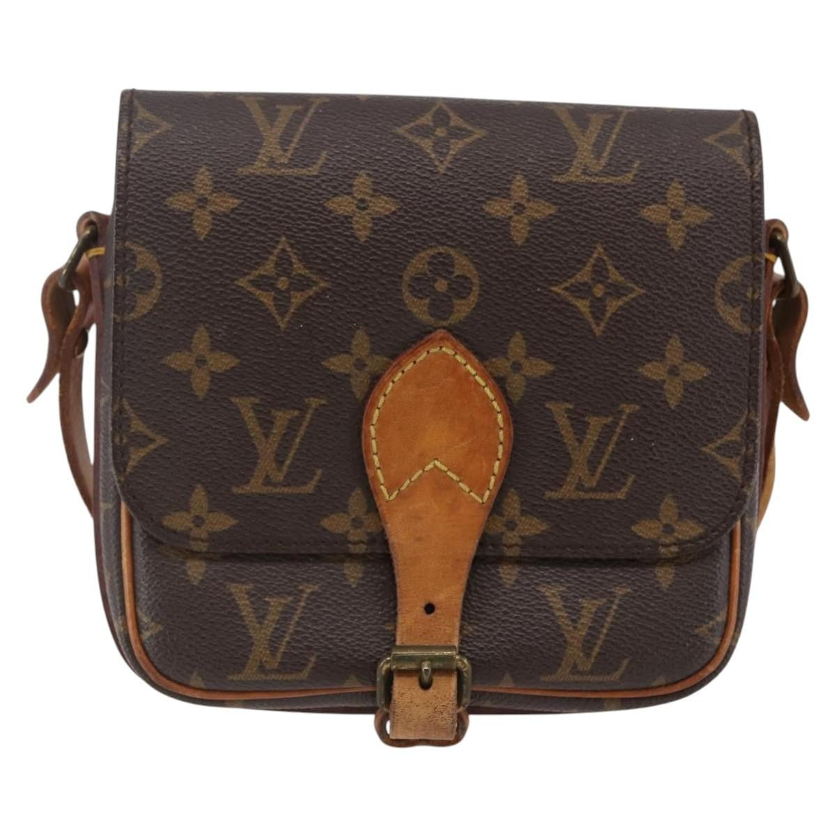 Louis Vuitton Cartouchiere Handbag Monogram Canvas