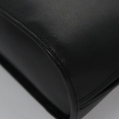 Celine Circle Logo Handbag Leather