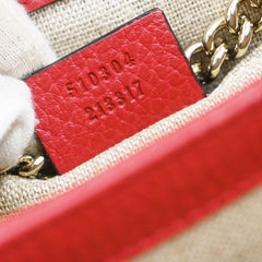 Gucci Interlocking Shoulder Bag Leather