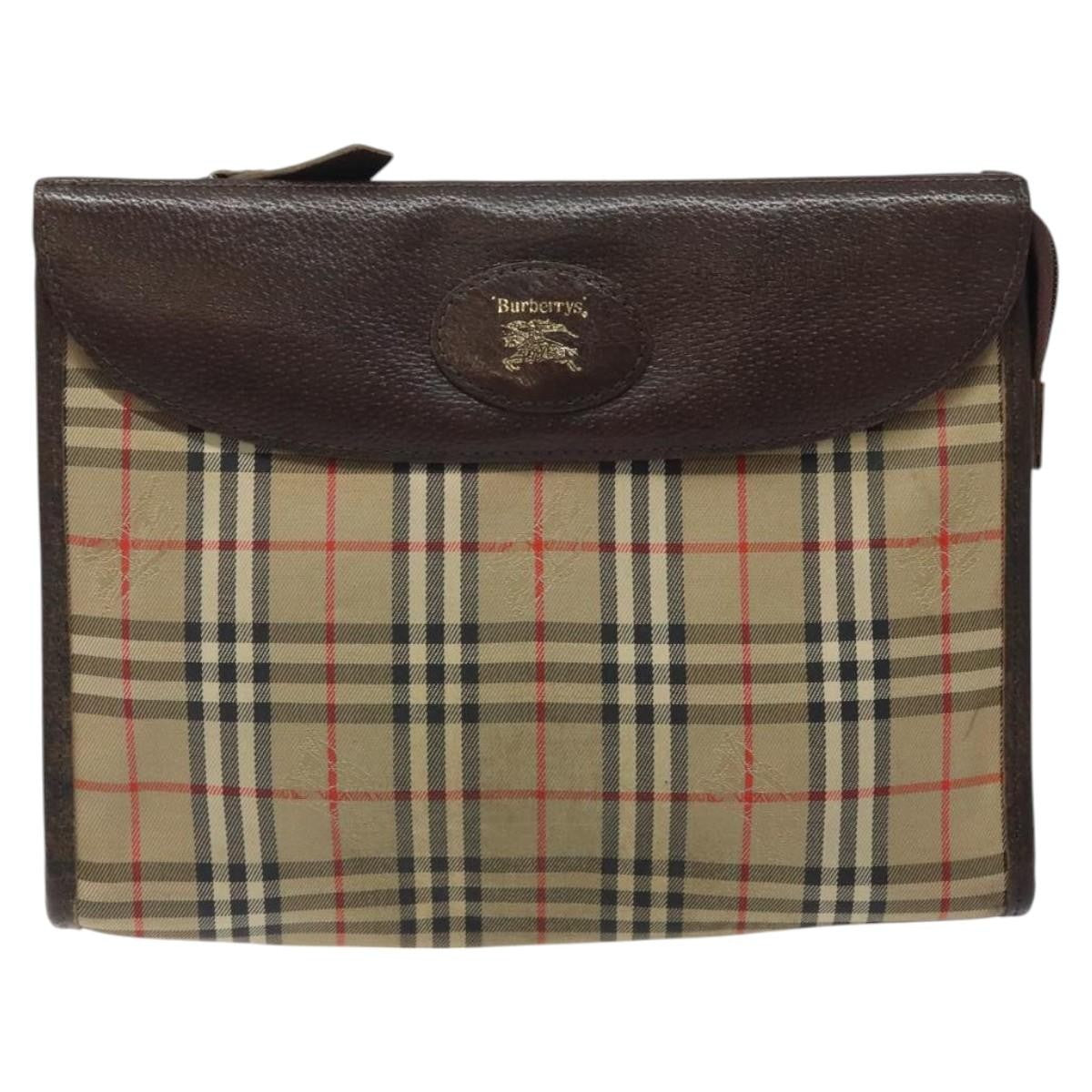 Burberry Nova check Pochette Canvas
