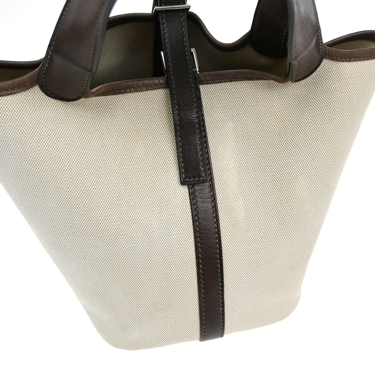 Hermes Picotin Bag Toile and Leather