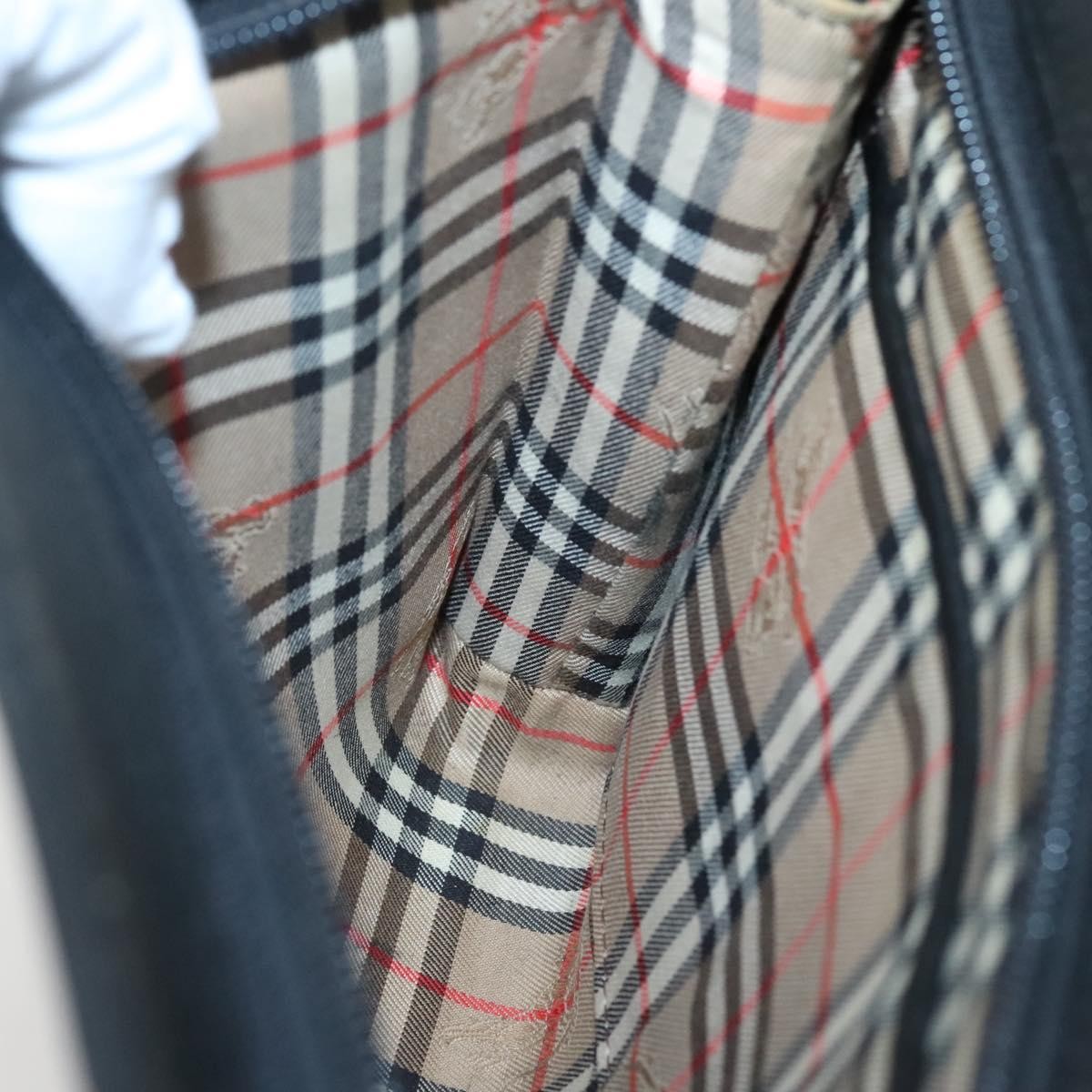 Burberry Zip Clutch Leather