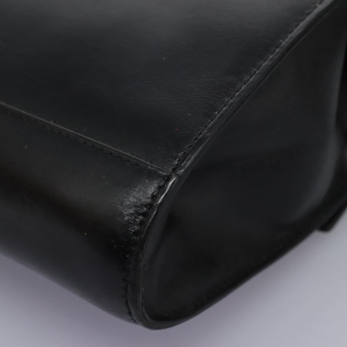 Celine Vintage Circle Logo Crossbody Bag Leather