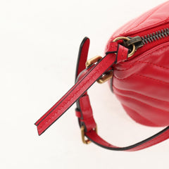 Gucci GG Marmont Pochette Shoulder Bag Matelasse Leather