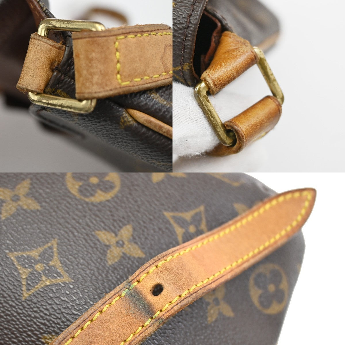 Louis Vuitton Musette Tango Handbag Monogram Canvas