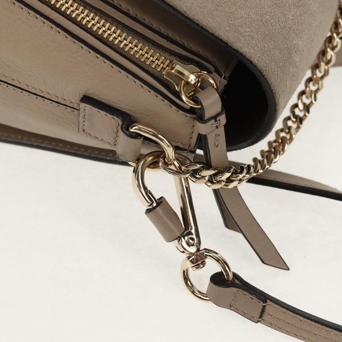 Chloe Faye Backpack Leather and Suede