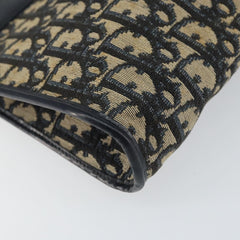 Christian Dior Vintage Trotter Shoulder Bag Canvas