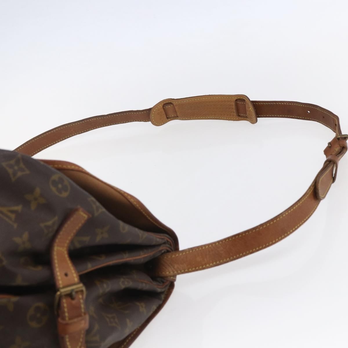 Louis Vuitton Saumur Handbag Monogram Canvas