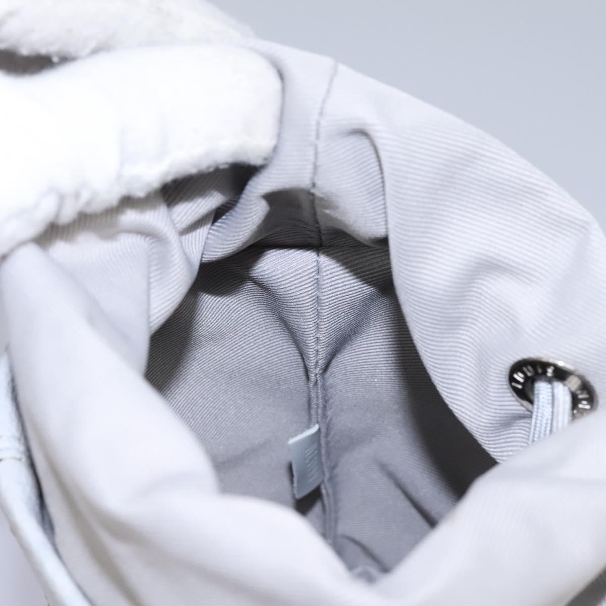 Louis Vuitton Chalk Nano Bag Limited Edition Logo Story Monogram Canvas